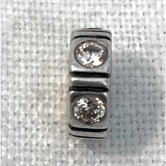 Pandora Jewelry - Pandora Retired Clear CZ Spacer Charm.